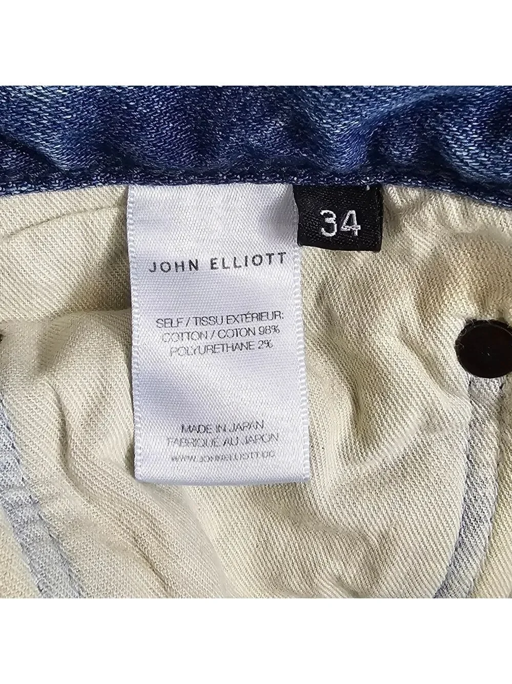 John Elliott 34 The Cast 2 Slim Jeans